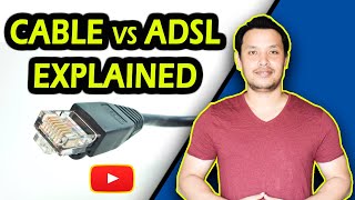 Cable vs ADSL internet connection explained Hindi [upl. by Oam346]