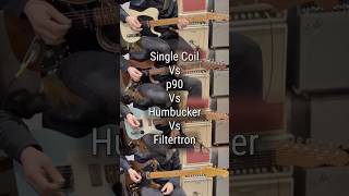 Single Coil vs p90 vs Humbucker vs Filtertron Chic  Le Freak rhythm guitar [upl. by Gwenn286]