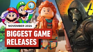 The Biggest Game Releases of November 2024 [upl. by Lehcem811]