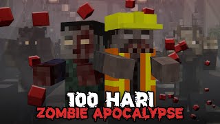 100 Hari Minecraft Zombie Apocalypse City [upl. by Ric980]