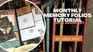 Crafting Memories Monthly Folios Tutorial [upl. by Avek]