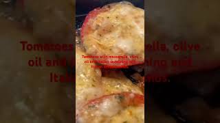 Baked Italian tomatoes recipes italianrecipes cooking food cheese [upl. by Adilen657]