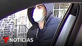 Sigue la búsqueda del sospechoso de asesinar a un empresario en Nueva York  Noticias Telemundo [upl. by Charita]