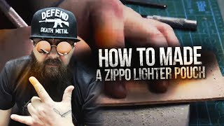 How to made a Zippo lighter pouch [upl. by Oirram]