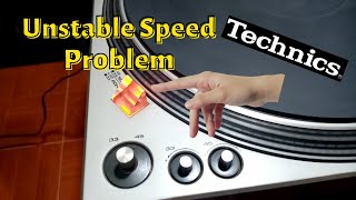 How to fix unstable speed of Technics SL1300 turntable [upl. by Verity]