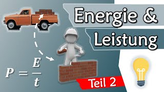 Zusammenhang Energie und Leistung ENDLICH VERSTEHEN kWh Watt Teil 2  Grundlagen 9 [upl. by Aiouqes]