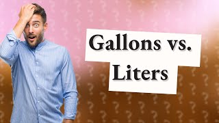 Does the US use liters or gallons [upl. by Tallou]