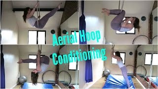 Aerial Hoop Conditioning Exercises  UNIQUE AERIALISTS [upl. by Galer]