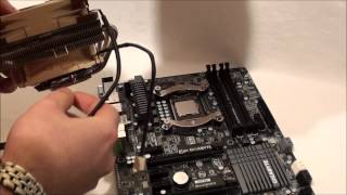 Noctua NHL12 low profile CPU cooler Intel LGA11551156 installation [upl. by Argile]