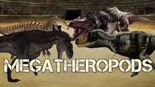 Paleontology News All Known Megatheropods [upl. by Aerahs]