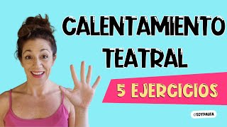 🤸🏽‍♀️🎭 CALENTAMIENTO TEATRAL 5 ejercicios fáciles y divertidos [upl. by Blood]