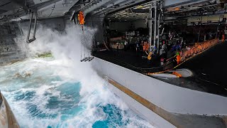 How Dangerous Is the Flight Deck of an Aircraft Carrier [upl. by Ingham]