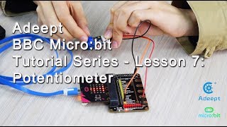 Adeept BBC Microbit Tutorial Series  Lesson 7 Potentiometer  Reading Analog Value [upl. by Dutchman]