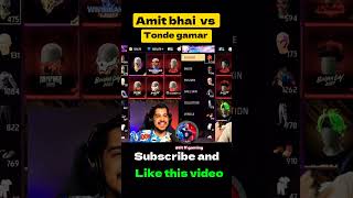 amit bhai vs tonde gamar collection vs😀❤️🤣 freefire amitbhaicollection [upl. by Oiramad]