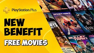 NEW PLAYSTATION PLUS BENEFITS  Sony Pictures Core Movies Service [upl. by Adnahc]