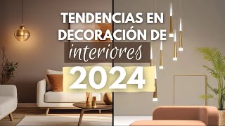 TENDENCIAS DISEÑO Y DECORACION DE INTERIORES 2024 ✅ ✨ Home decor [upl. by Yssor665]