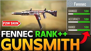 FREE 2 WIN SKIN OF FENNEC IN CALL OF DUTY MOBILE  THE BEST SMG FENNEC GUNSMITH COD MOBILE [upl. by Alverson598]