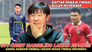 COMEBACK SADDIL RAMDANI KE TIMNAS INDONESIA🔥 STY Coret 1 Pemain Eropa😲 MARSELINO MENGHILANG‼️ [upl. by Hevak6]