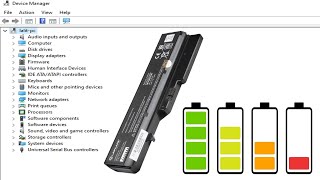 How to Fix Missing Battery Entry in Device Manager [upl. by Nwahc]