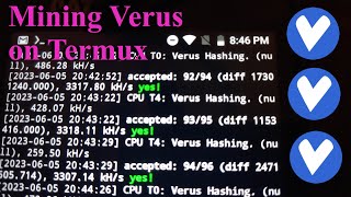 Installing CCminer on Termux │ Verus Mining [upl. by Tait275]