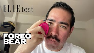 Facial en casa con microcorriente  ELLE test [upl. by Judus500]