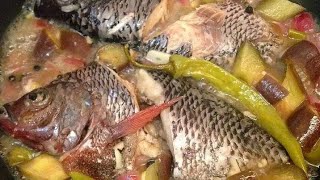 Paksiw na tilapia na parang sinigang hehe [upl. by Fenton886]