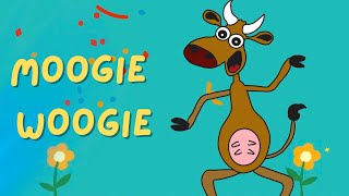 Disco Cow  Moogie Woogie Dance  Song for Kids [upl. by Hilario989]