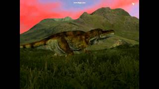 Hunting in the plateau of the Early Cretaceous Acrocanthosaurus vs Astrodon [upl. by Godrich273]