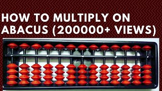 How to multiply in Abacus  How to multiply on Abacus  2 Digit Multiplication [upl. by Lynnworth586]