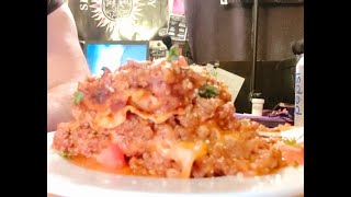 Lasagna aka Meat Laz A recipe for Personal Pan Lasagna Snackin With Ortega 077 [upl. by Fitton]