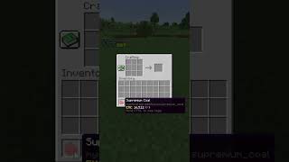 Como fazer o Carvão de Supremium no Minecraft com Mods minecraft [upl. by Cima445]