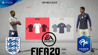 ENFRENTAMIENTO TITÁNICO INGLATERRA VS FRANCIA EN FIFA 20 ¡EMOCIÓN A TOPE [upl. by Melvyn]