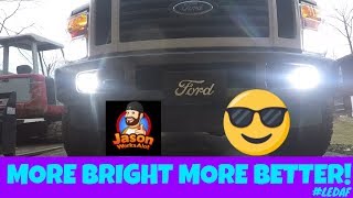 Beamtech LED headlight and fog light install on Wifeyworksalot 2008 64l Powerstroke F350 [upl. by Hesper]