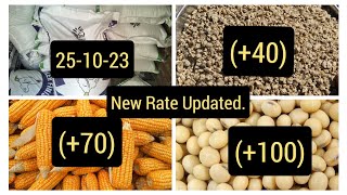 Wednesday Feed Update  Bajra 100  Feed 40 Makka 70 Soya 100  New Latest Rate [upl. by Ogires127]