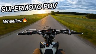 KTM EXC 250 Supermoto POV 4K  Pure sound [upl. by Aruasor]