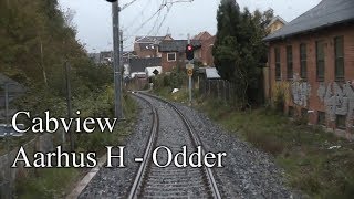 Cabview Aarhus H  Odder with danish light rail [upl. by Copeland]