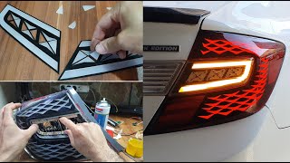 Honda Civic FB7 Led Tasarım Stop Nasıl Yapılır [upl. by Atiuqad695]