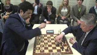 20160311 Kramnik  Karpov WC XIV  WC XII GosDuma  SberBank [upl. by Airdnek17]