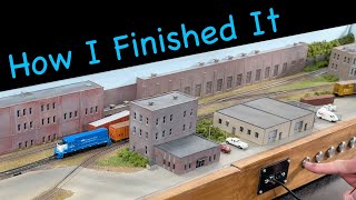 How I Finished the N Scale Switching Layout [upl. by Esilana485]