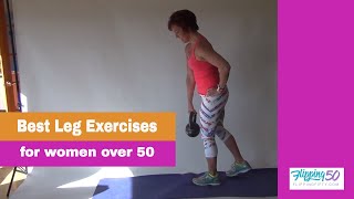 Best Leg Exercises for Women Over 50  Single Leg RDL [upl. by Kunkle426]