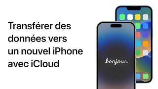 Transférer des données vers un nouvel iPhone  Assistance Apple [upl. by Nahtanaj]