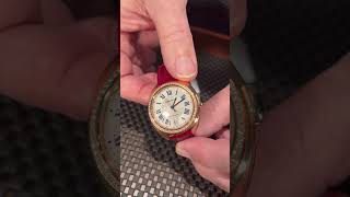 Cartier Cle 18K Rose Gold Diamond Automatic Ladies Watch WJCL0013 Review  SwissWatchExpo [upl. by Natascha928]