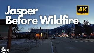 Jasper Night Walking Tour  Before Wildfire Jasper Alberta Canada [upl. by Alanson]