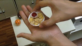 Miniature Food Cooking Tiny Potato Chips tiny food mini food [upl. by Subocaj]