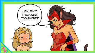 Catra Has A Costume Catastrophe  She Ra Comic Dub [upl. by Yanahs24]