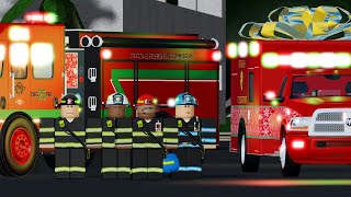 2023 Holiday Fire Department Shift Roblox FRCH [upl. by Okimik73]