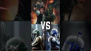 Han Solo Chewbacca vs Boba Fett Jango Fett starwarsstarwarsfan [upl. by Alorac143]