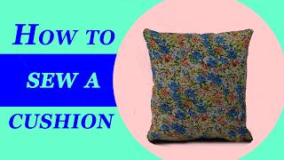 How to make a simple pillowcase with a hidden zipper [upl. by Ecadnarb]