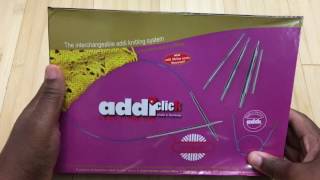 Addi Knitting Needle Lace Click Long Tips set OFF TOPIC Review [upl. by Leund]