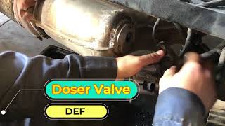 How To Replace Doser Valve  Volvo 2015 [upl. by Markiv]